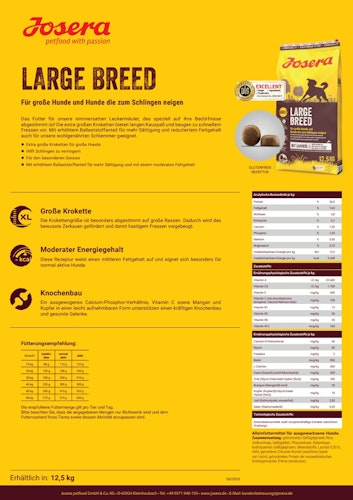 Josera Large Breed Hundetrockenfutter