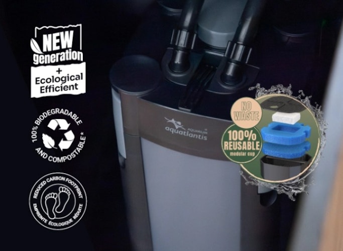 Aquatlantis Aqua Tower 163 Aquarium-Set schwarz - nussbaum