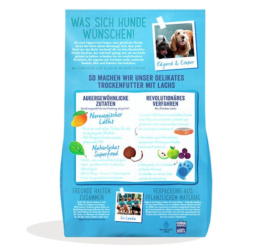 Edgard&Cooper Adult norwegischer Lachs getreidefrei Hundetrockenfutter