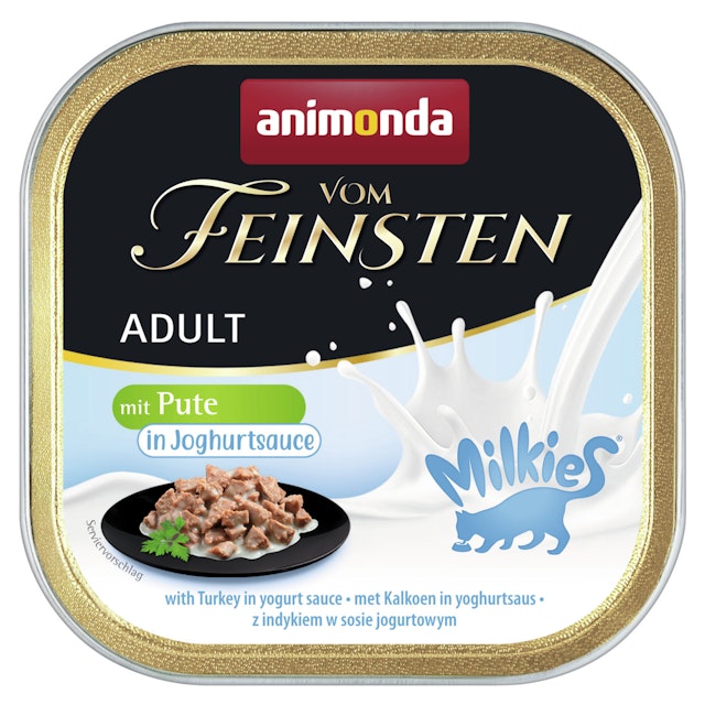 animonda Vom Feinsten Adult mit Milkies-Saucen 100g Schale KatzennassfutterVorschaubild