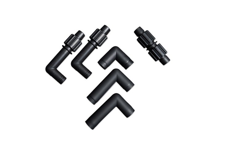 DENNERLE Scaper's Flow Rohrinstallation schwarz Aquarienzubehör