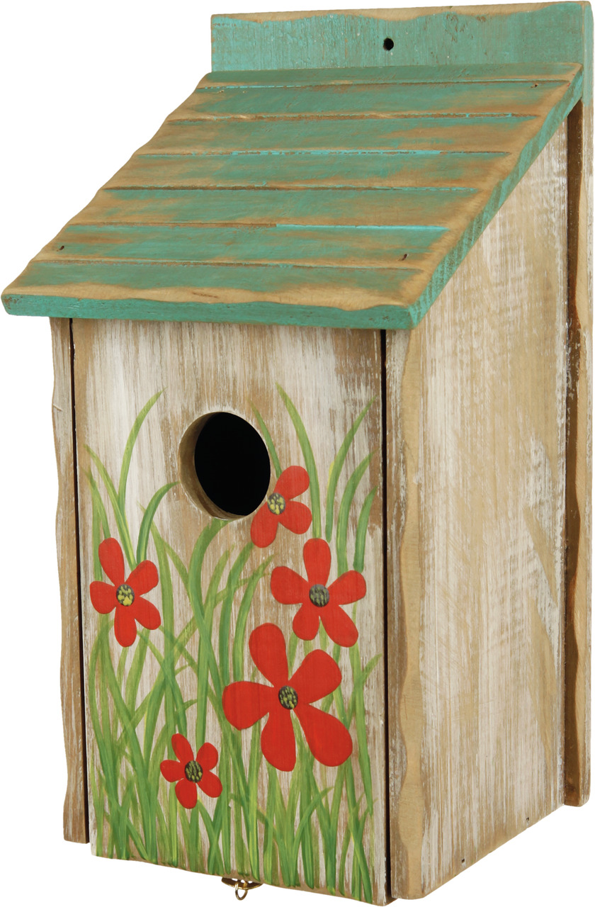 TRIXIE Nistkasten bemalt 15 x 28 x 14 Centimeter