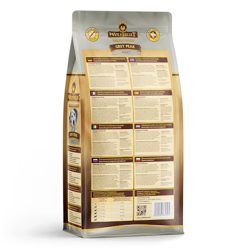 WOLFSBLUT Grey Peak Ziegenfleisch mit Süßkartoffeln Hundetrockenfutter