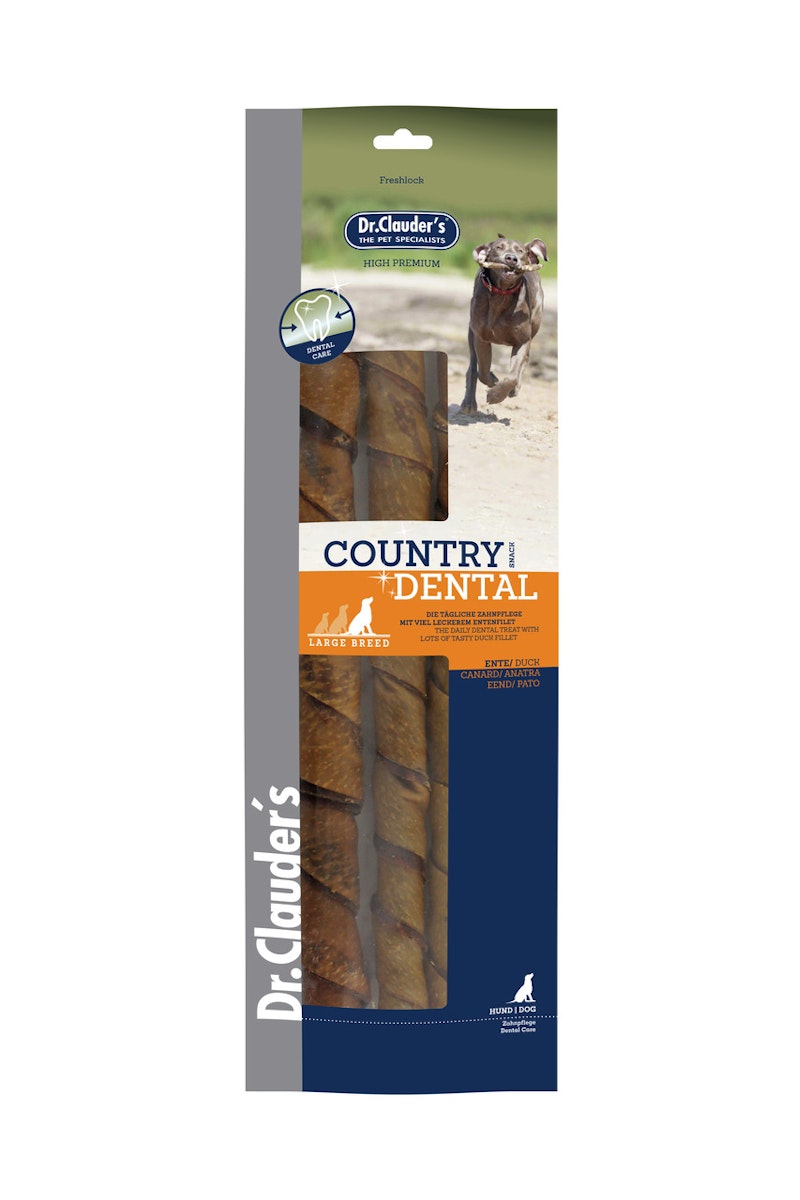 Dr. Clauder's Dental Snack Hundesnacks Country Ente 8 x 315 Gramm