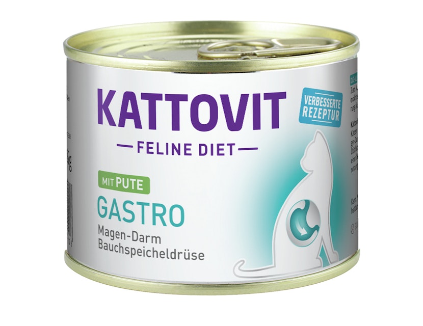 KATTOVIT Feline Diet Gastro 185g Dose Katzennassfutter DiätnahrungVorschaubild