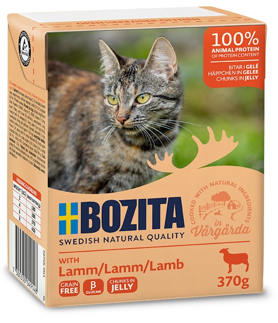 Bozita Häppchen in Gelee 370 Gramm KatzennassfutterVorschaubild