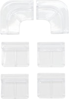 DENNERLE Halterset für Abdeckscheibe Tank 70 Liter Aquarium