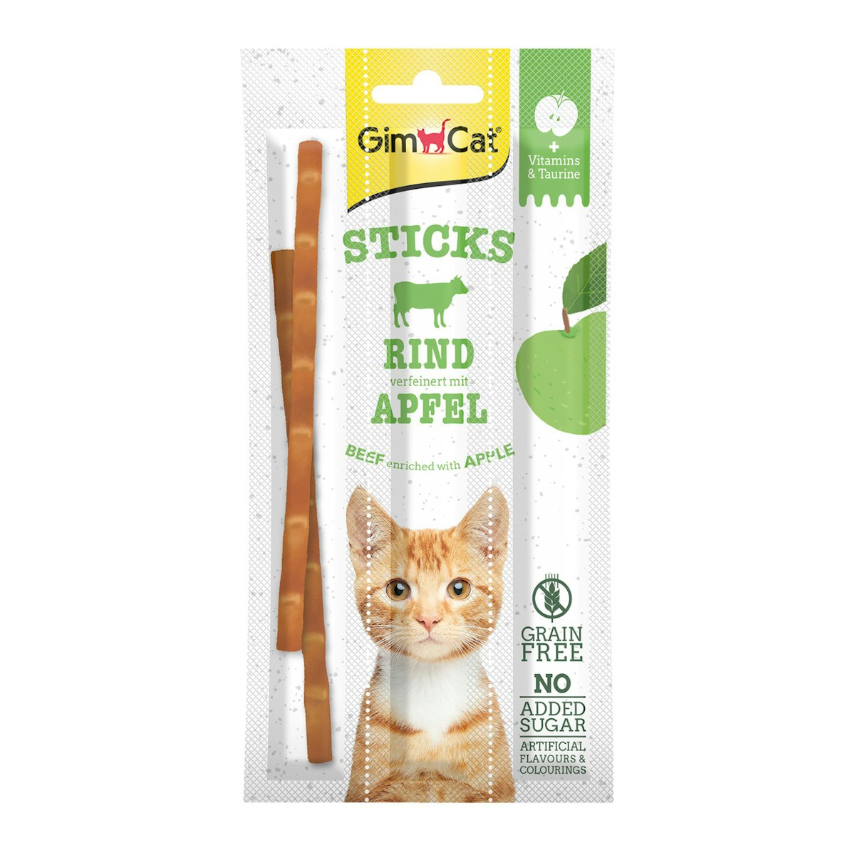 GimCat Duo-Sticks Katzensnack DuoSticks Rind