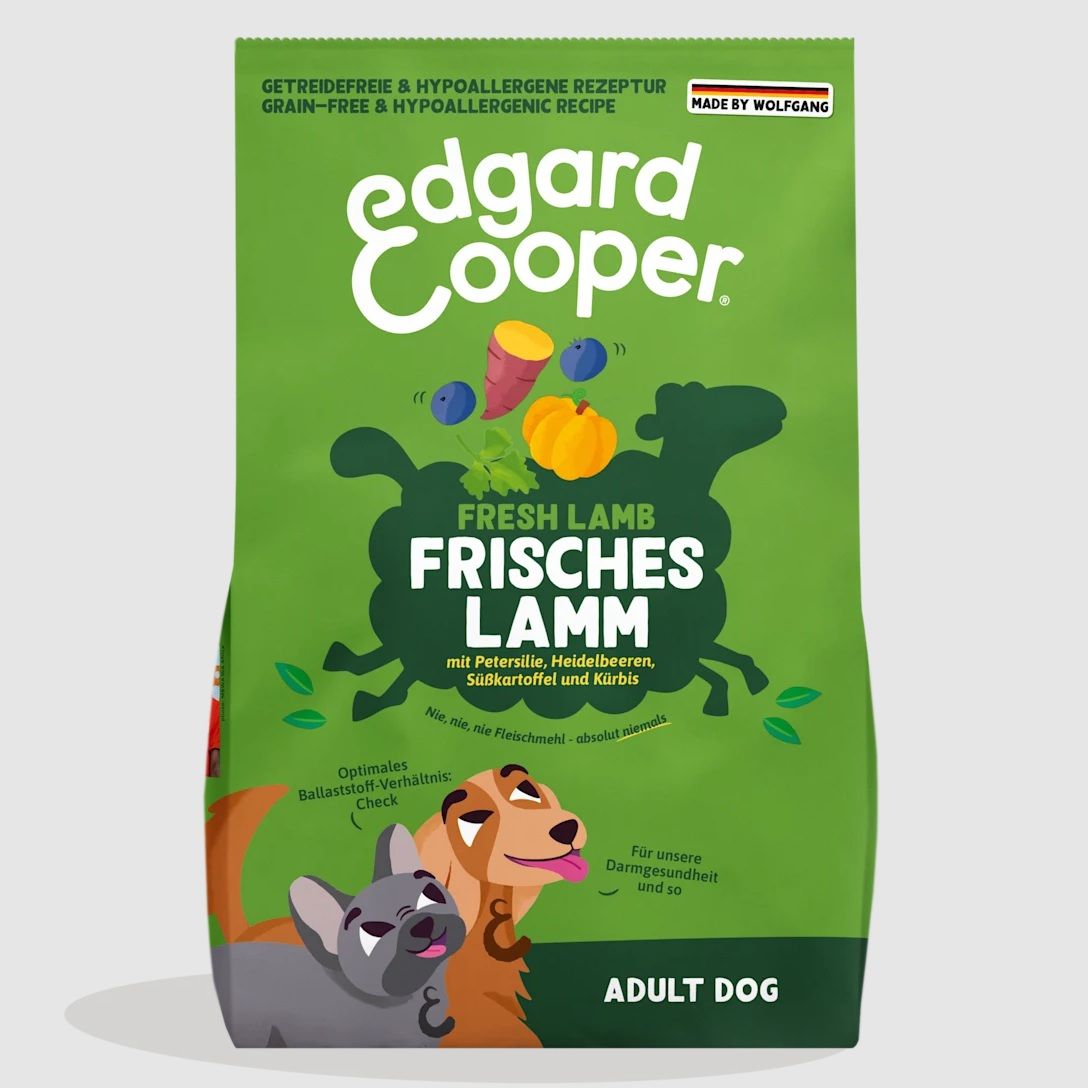 Edgard&Cooper Frisches Lamm Medium 1kg Hundetrockenfutter