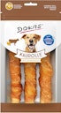 Vorschaubild Dokas Hund Kaurolle + Hühnerbrust Medium 150g