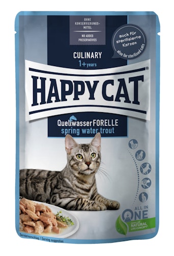 HAPPY CAT Meat in Sauce Culinary 85 Gramm Katzennassfutter