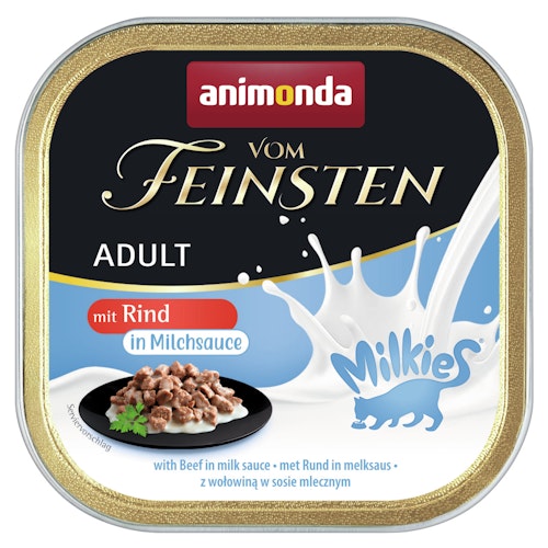 animonda Vom Feinsten Adult mit Milkies-Saucen 100g Schale Katzennassfutter