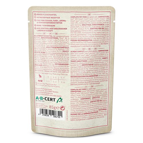 WILDES LAND Katze BIO 85g
