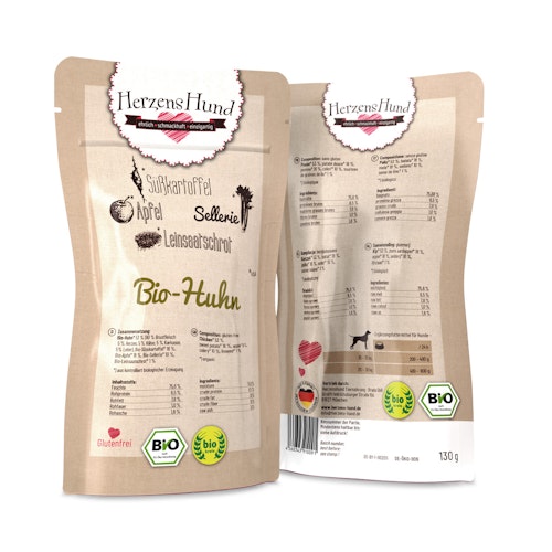 Herzenshund 130 Gramm Hundenassfutter