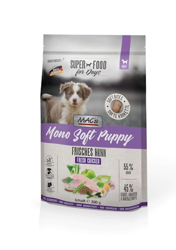 Macs 300g DOG Mono Soft Puppy Huhn
