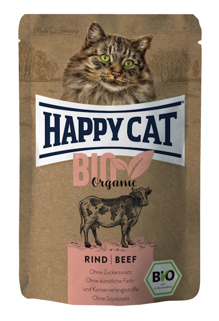 HAPPY CAT BIO Organic 85 Gramm KatzennassfutterVorschaubild