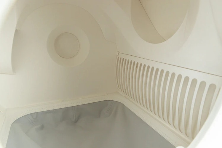 TRIXIE Smarte Katzentoilette, Kunststoff, 51 × 56 × 54 cm, weiß