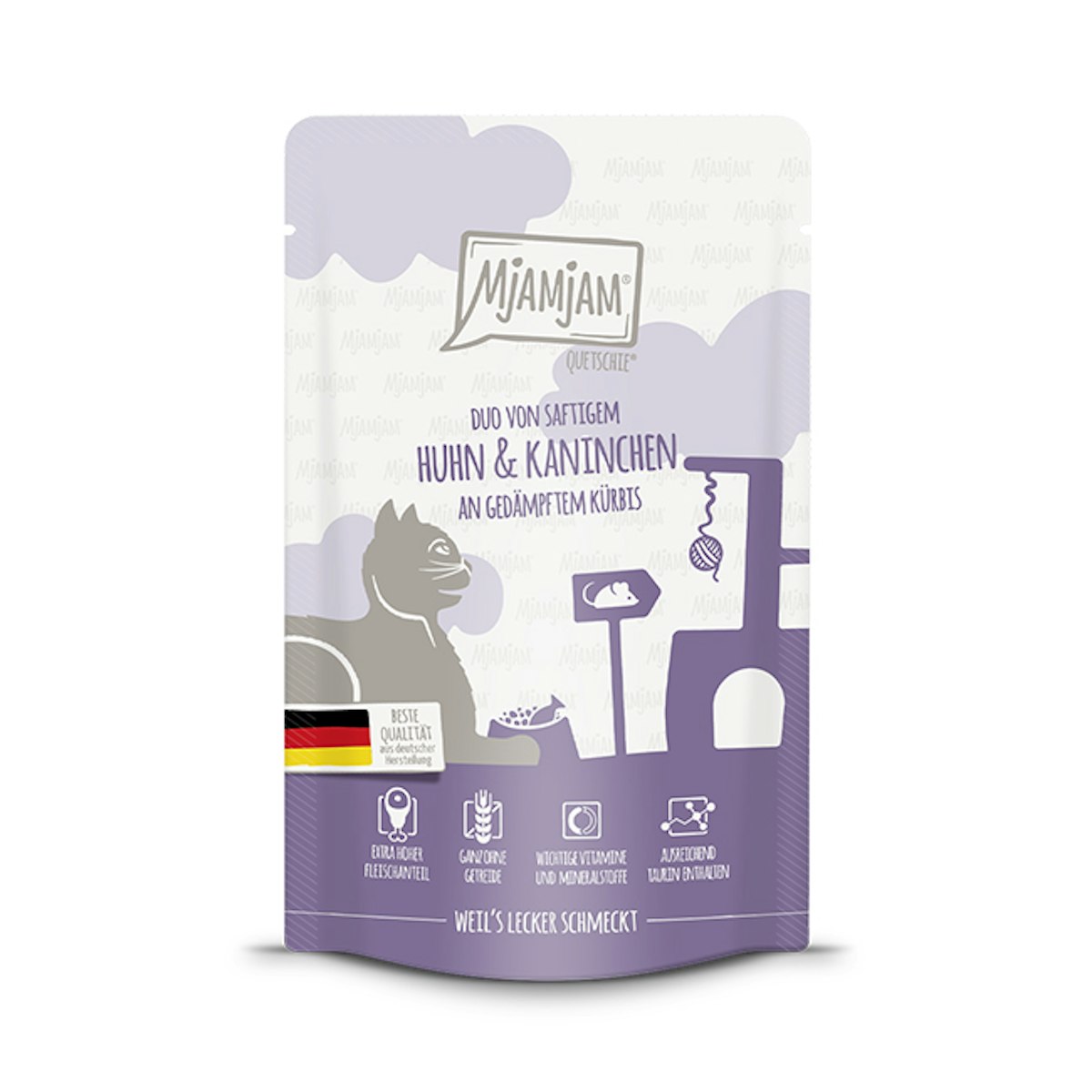 MjAMjAM – DUO 125g MjAMjAM Katze 12x125g DUO Hühn und Kaninchen