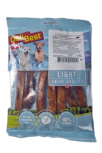 DeliBest Kaustreifen Muschel Hundesnacks