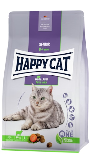 HAPPY CAT Supreme Senior Weide-Lamm Katzentrockenfutter