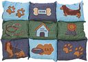 Vorschaubild TRIXIE Liegematte Patchwork, 80 × 55 cm, blau/grün