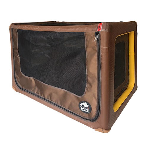 TAMI Backseat Box Hundebox mit Airbagfunktion braun