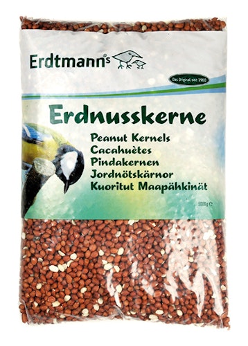 Erdtmann Erdnusskerne im Beutel 5 Kilogramm Wildvogelfutter