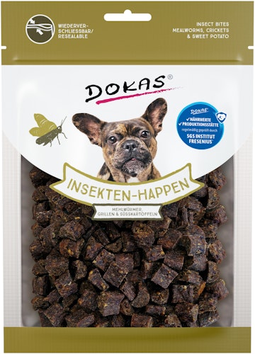 DOKAS Insekten-Happen 100g Hundesnacks