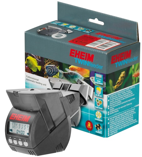 EHEIM EHEIM Aquarium Futterautomat Twin mit 2 Kammern 3582