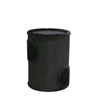 NOBBY Kratztonne "DASHA I" schwarz Ø 38 x 50 cm