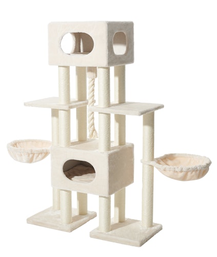 NOBBY Kratzbaum  "USAK" cream; 100 x 40 x 156 cm