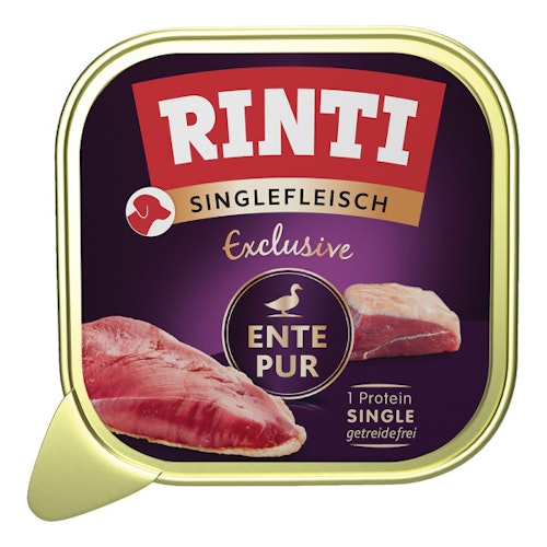 Rinti Singlefleisch Excusiv Schale 150g Hundenassfutter