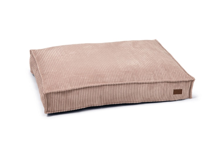 Designed by Lotte Liegekissen Ribbed rosa Hundeschlafplatz