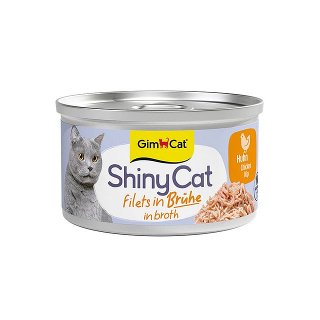 GimCat ShinyCat Brühe 70g-Dose  KatzennassfutterVorschaubild