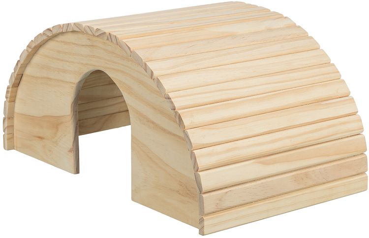 TRIXIE Haus, nagelfrei, Zwergkaninchen, Holz, 42 × 20 × 25 cm