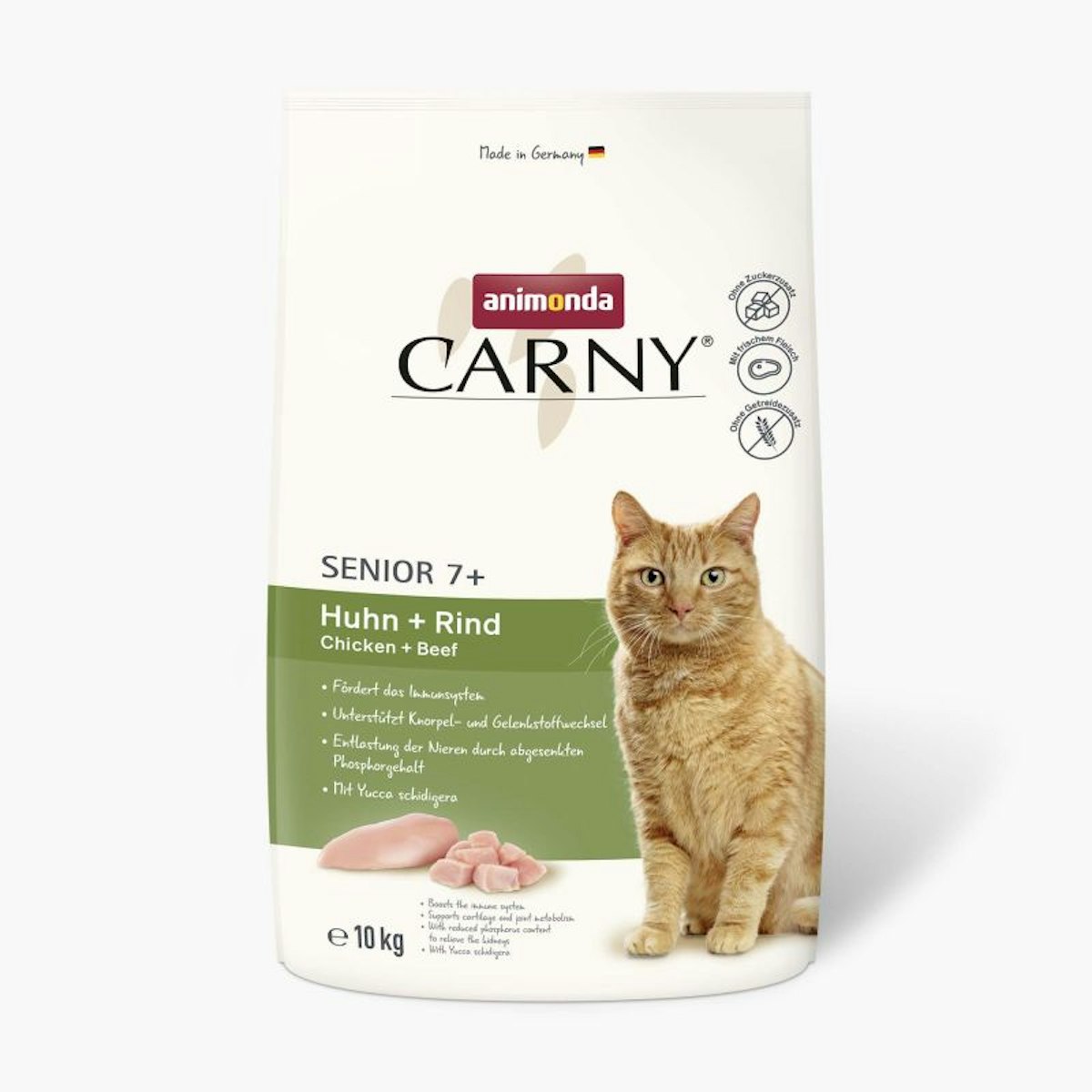 animonda Carny Senior 2 x 10kg Huhn & Rind Katzentrockenfutter-Sparpaket