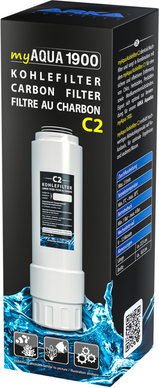ARKA myAqua 1900 Kohlefilter C2 Aquarienzubehör