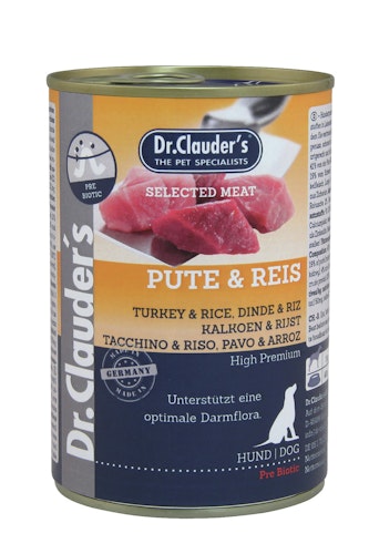 Dr. Clauder's Selected Meat Pre Biotics 400g Dosen Hundenassfutter