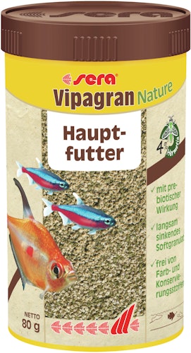 sera Vipagran Nature Hauptfutter Softgranulat