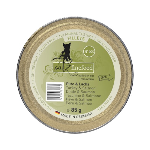 catz finefood Fillets in Jelly 85 Gramm Schale Katzennassfutter