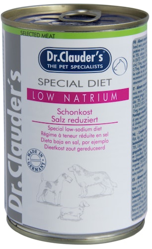 Dr. Clauder's Special Diet Low Natrium 400g Dosen Hundenassfutter