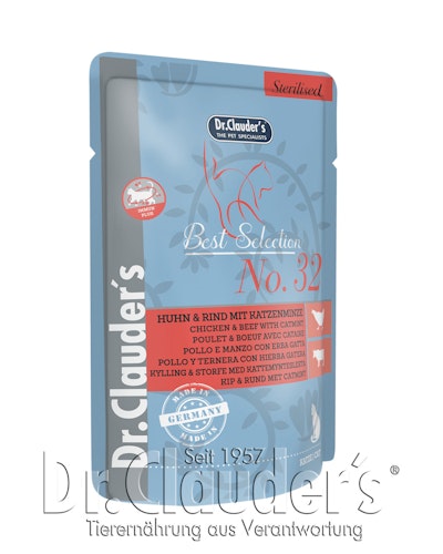 Dr Clauder's Best Selection Sterilised 85 Gramm Katzennassfutter