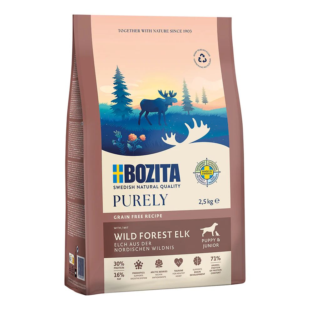 Bozita 2,5kg Purely Puppy&Junior Elch