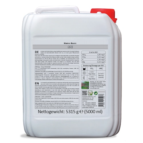 Aqua Rebell - Makro Basic - NPK - 5000  Mililiter