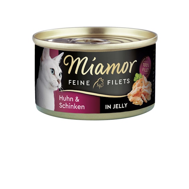 Miamor Feine Filets in Jelly 100g Dose KatzennassfutterVorschaubild