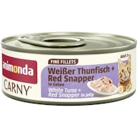 animonda Fine Filets  Thunfisch+Red Snapper in Gelee 60g Katzennassfutter