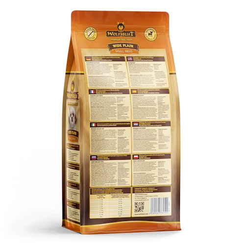 WOLFSBLUT Wide Plain Small Breed Pferdefleisch mit Süßkartoffel Hundetrockenfutter