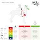 Vorschaubild curli Belka Comfort Geschirr rot Hundegeschirr