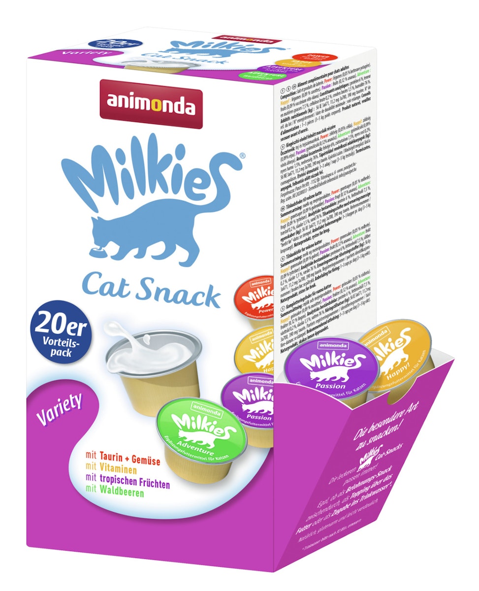 animonda Milkies Kapseln 20 x 15g Multipack Katzensnack ZOO active sp 4