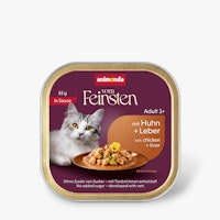 animonda Vom  Feinsten Adult Huhn+Leber in Sauce 85g Katzennassfutter
